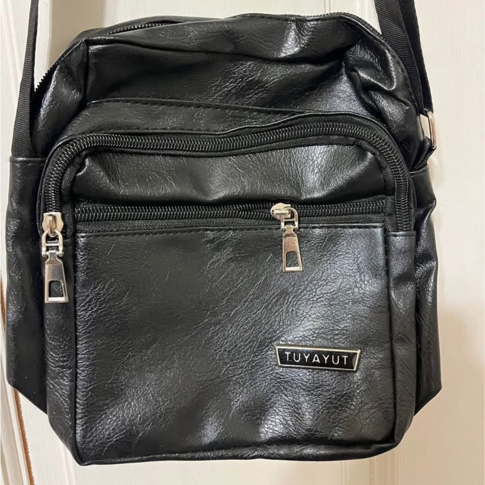 Black Men's Crossbody Bag
